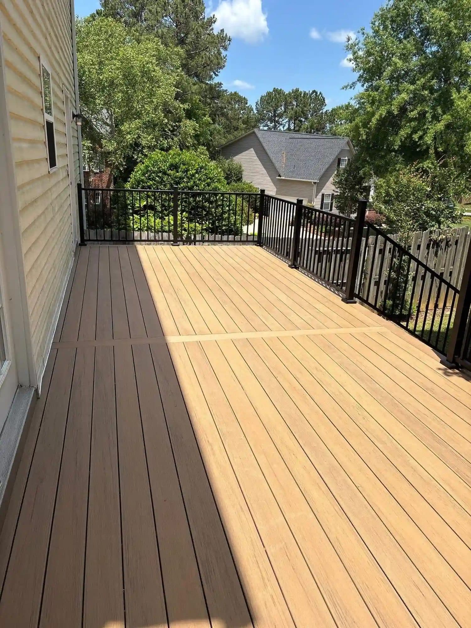 Deck and outdoor living project completed by Nailed It Roofing & Renovations for a homeowner in Chapin, SC