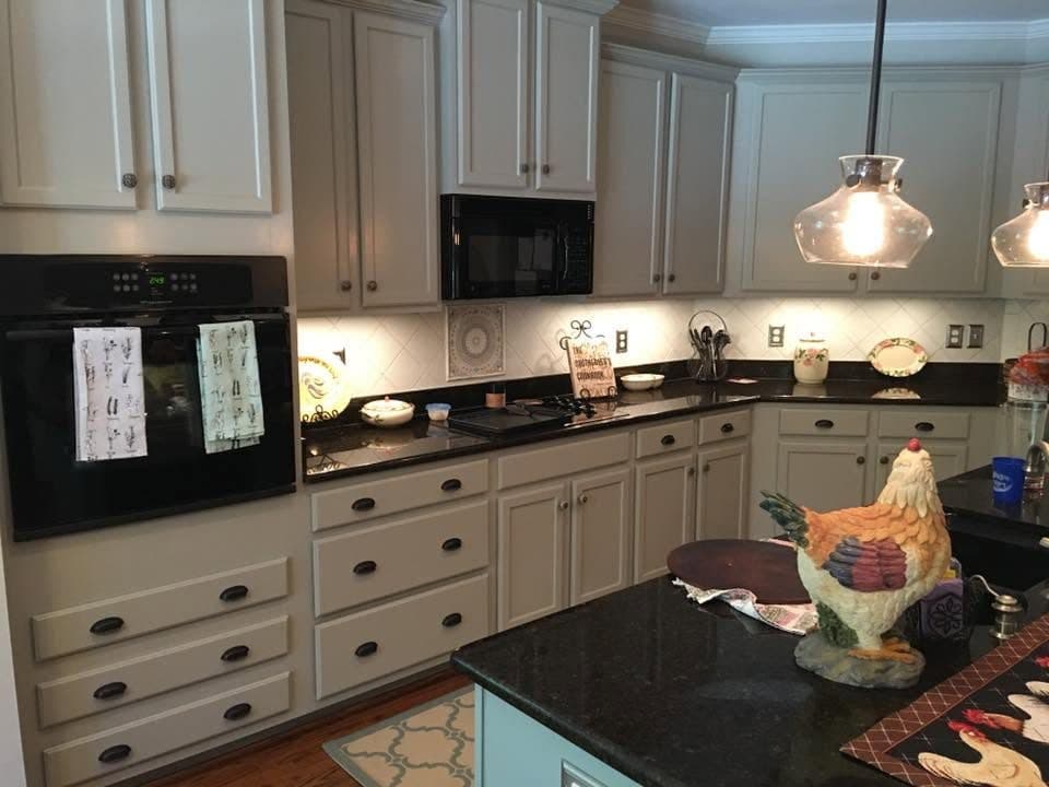 Kitchen Remodel Black Countertops