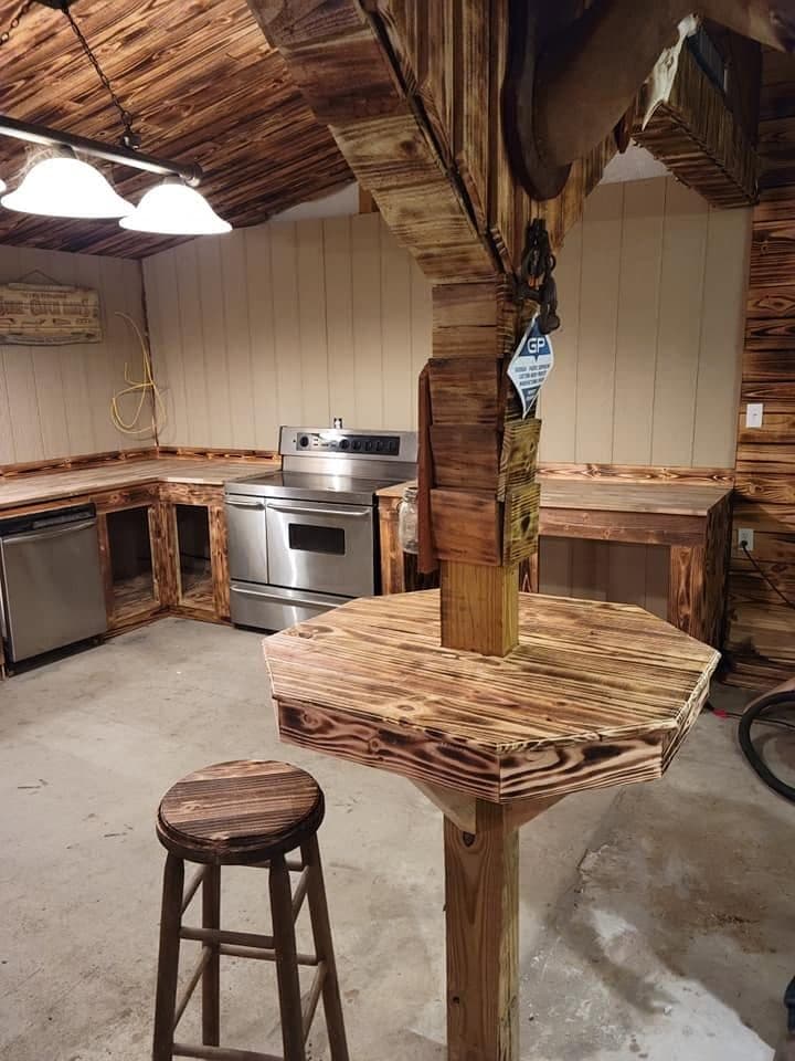 Complete ktchen renovation with new wood and stainless steel appliances