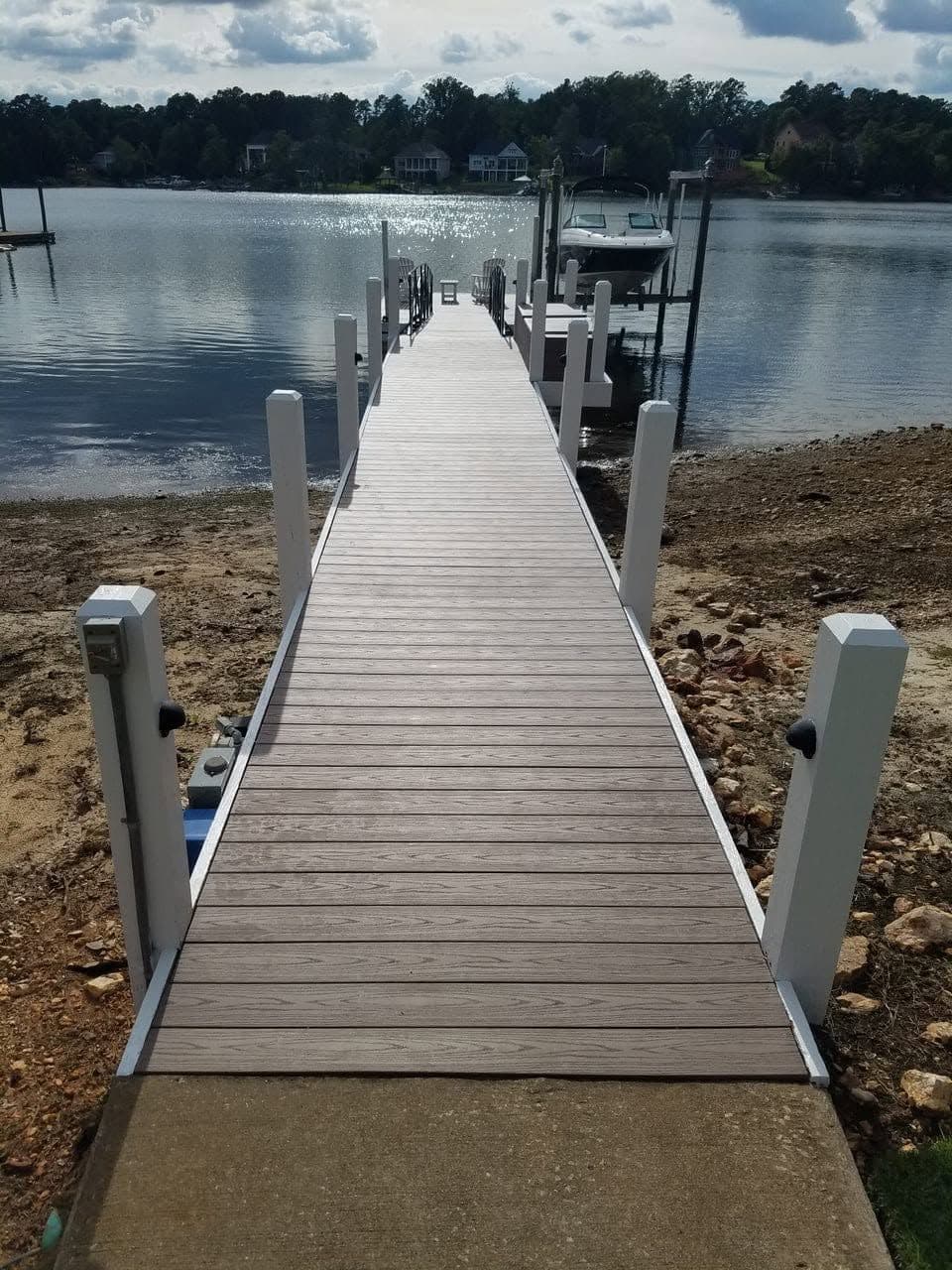 Lake Murray Boat Deck Build